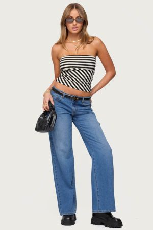 Nikoletta Low Rise Straight Leg Jeans