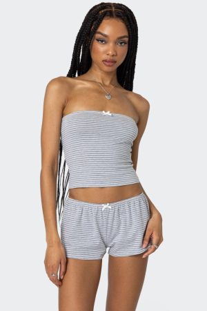 Astor Striped Tube Top