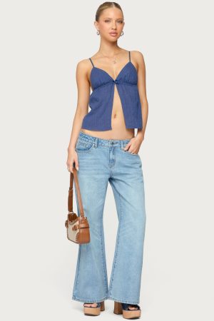 Petite Low Rise Bootcut Jeans