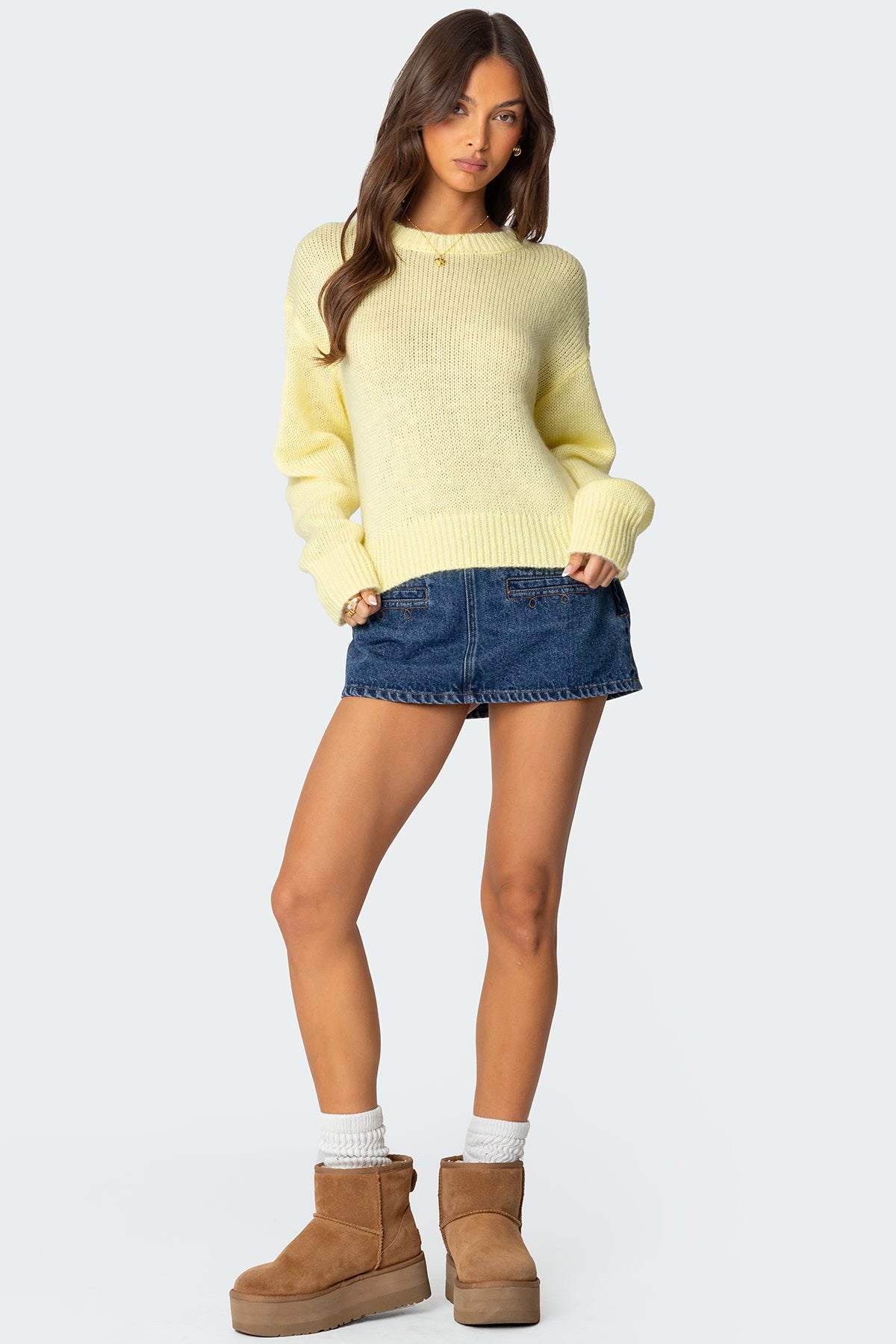 Anita Denim Mini Skort - Image 5