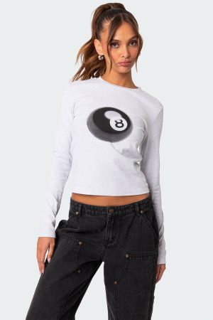 8 Ball Long Sleeve T shirt