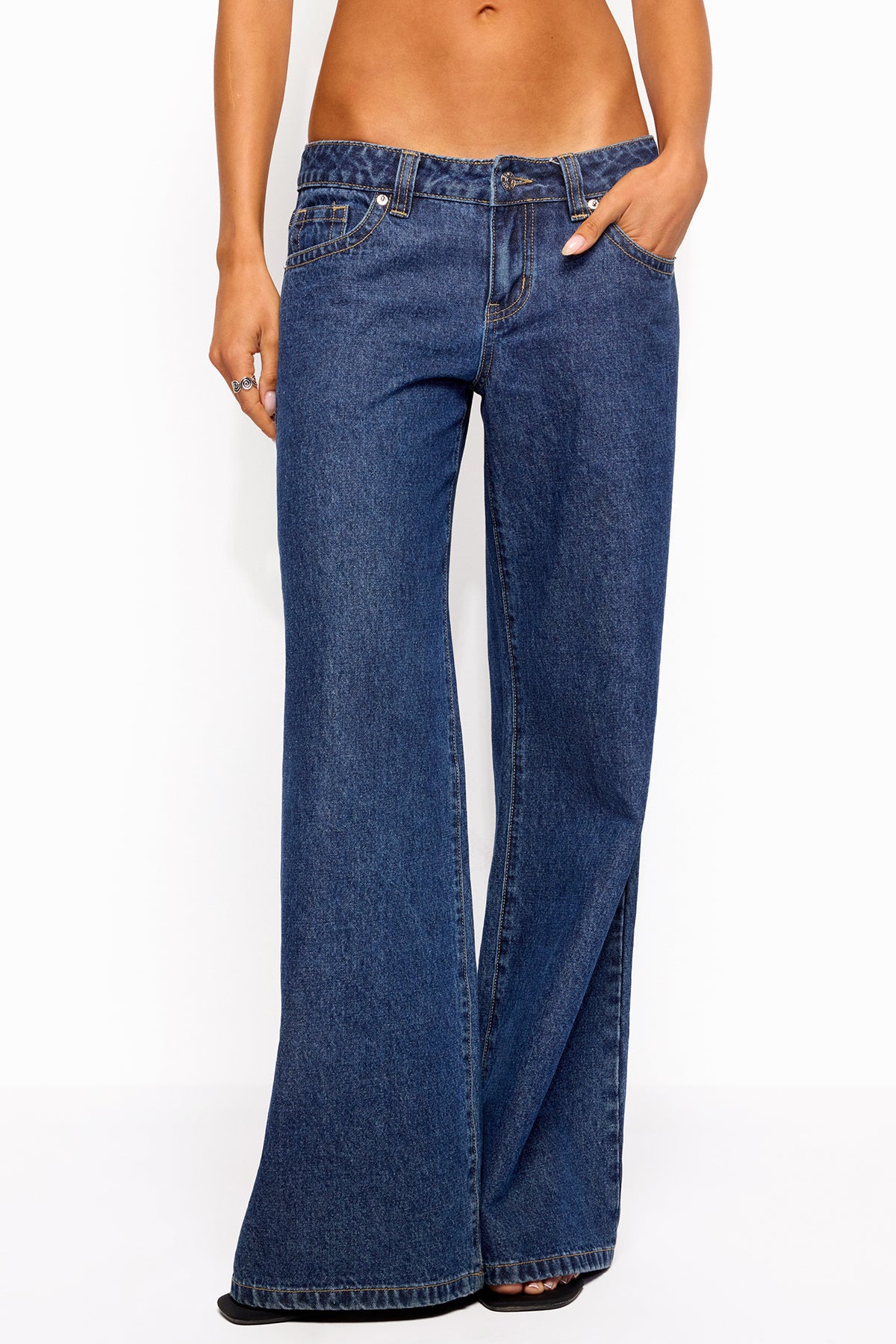 Raiyne Low Rise Wide Leg Jeans - Image 2