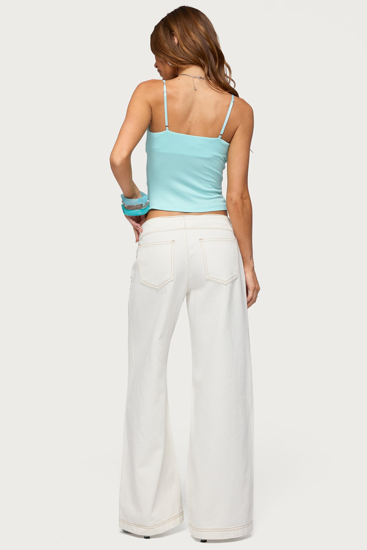 Kianni Low Rise Wide Leg Jeans - Image 5