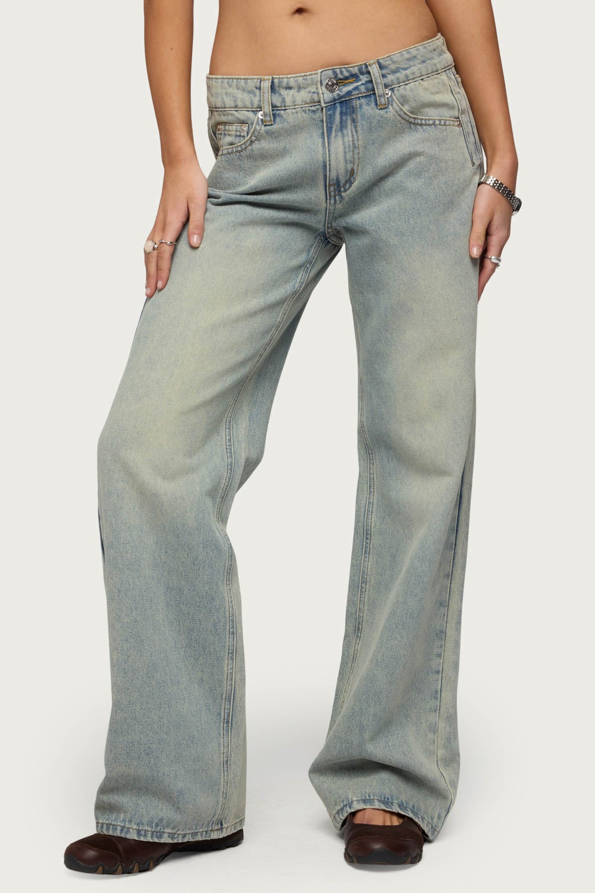 Holly Low Rise Straight Leg Jeans - Image 2