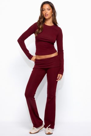 Ivanne Foldover Flared Pants
