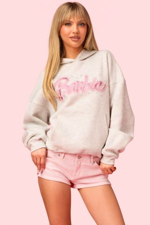 Barbie™ Rhinestone Oversized Hoodie
