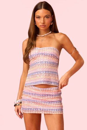 Barbie™ Glow Backless Sequin Knit Top