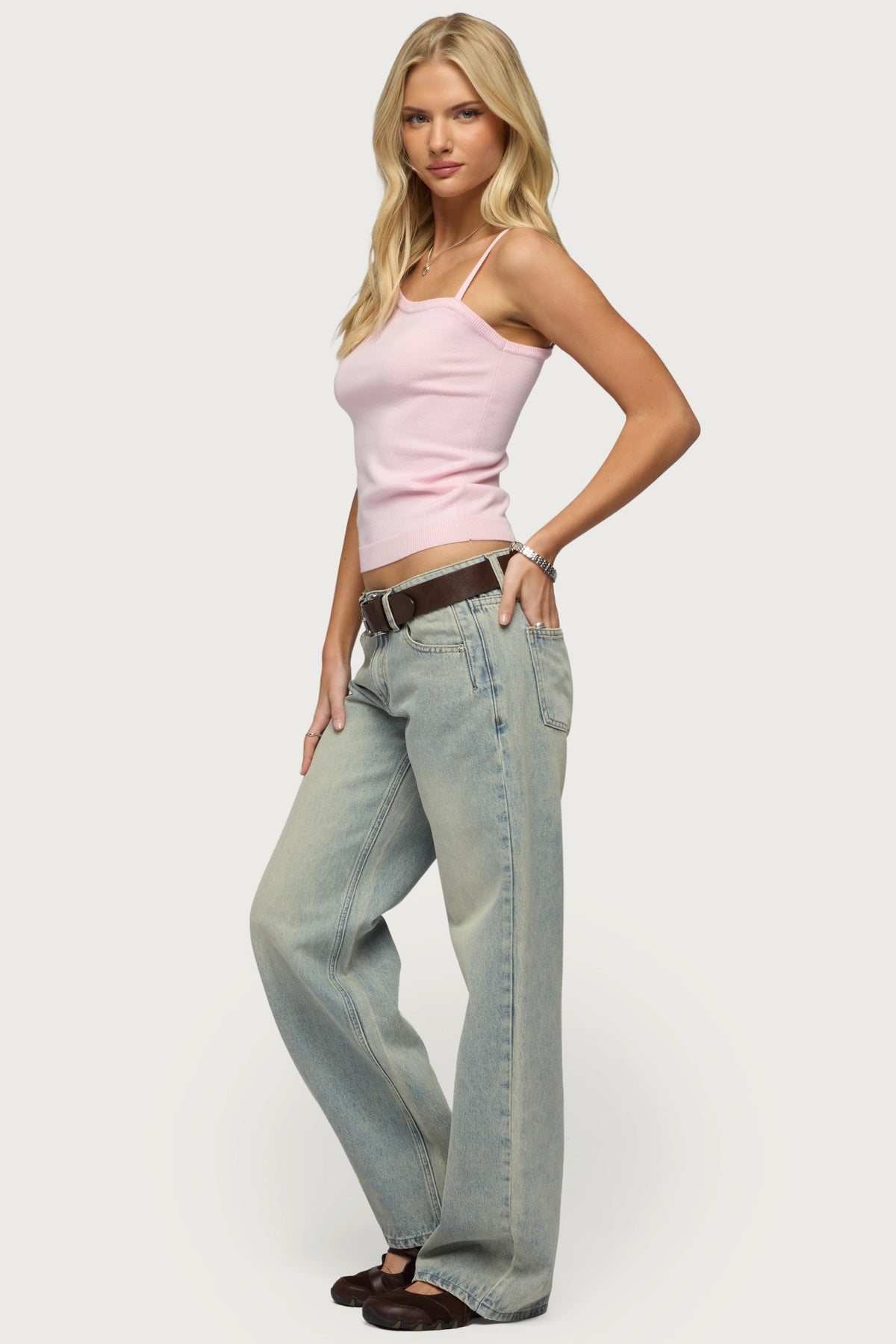 Holly Low Rise Straight Leg Jeans - Image 5