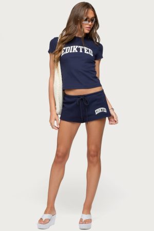 Sporty Babe Edikted Micro Shorts