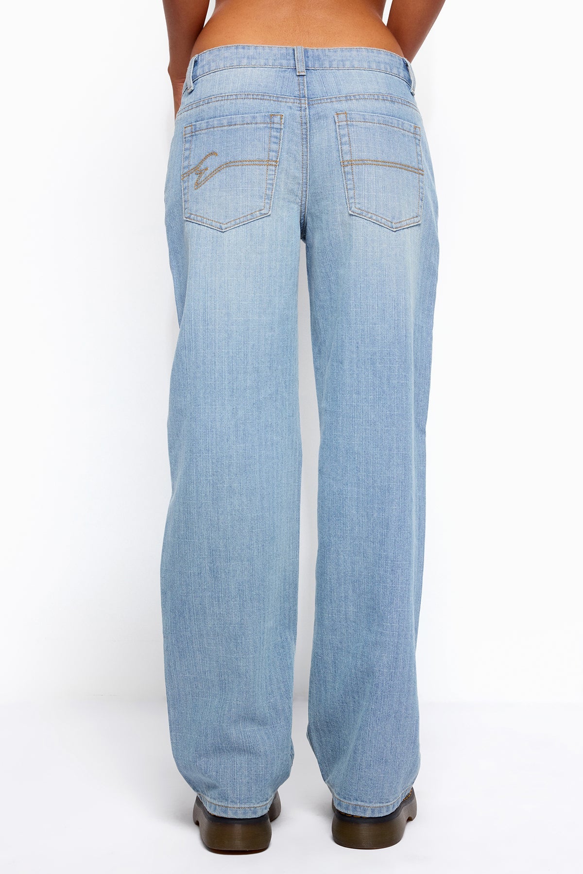 Cresida Low Rise Straight Leg Jeans - Image 5