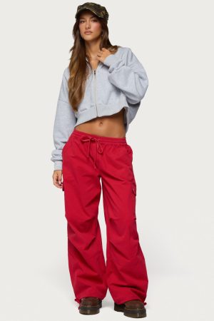 Paskal Twill Baggy Parachute Pants