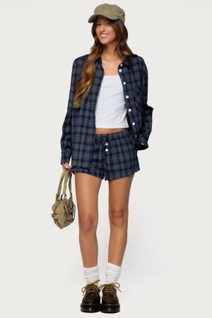 Alessa Plaid Shorts