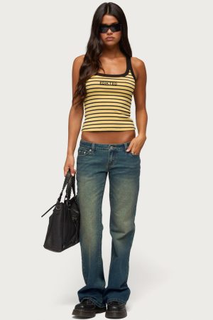 Moonie Low Rise Bootcut Jeans