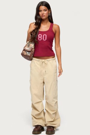 Emzi Baggy Cotton Cargo Pants
